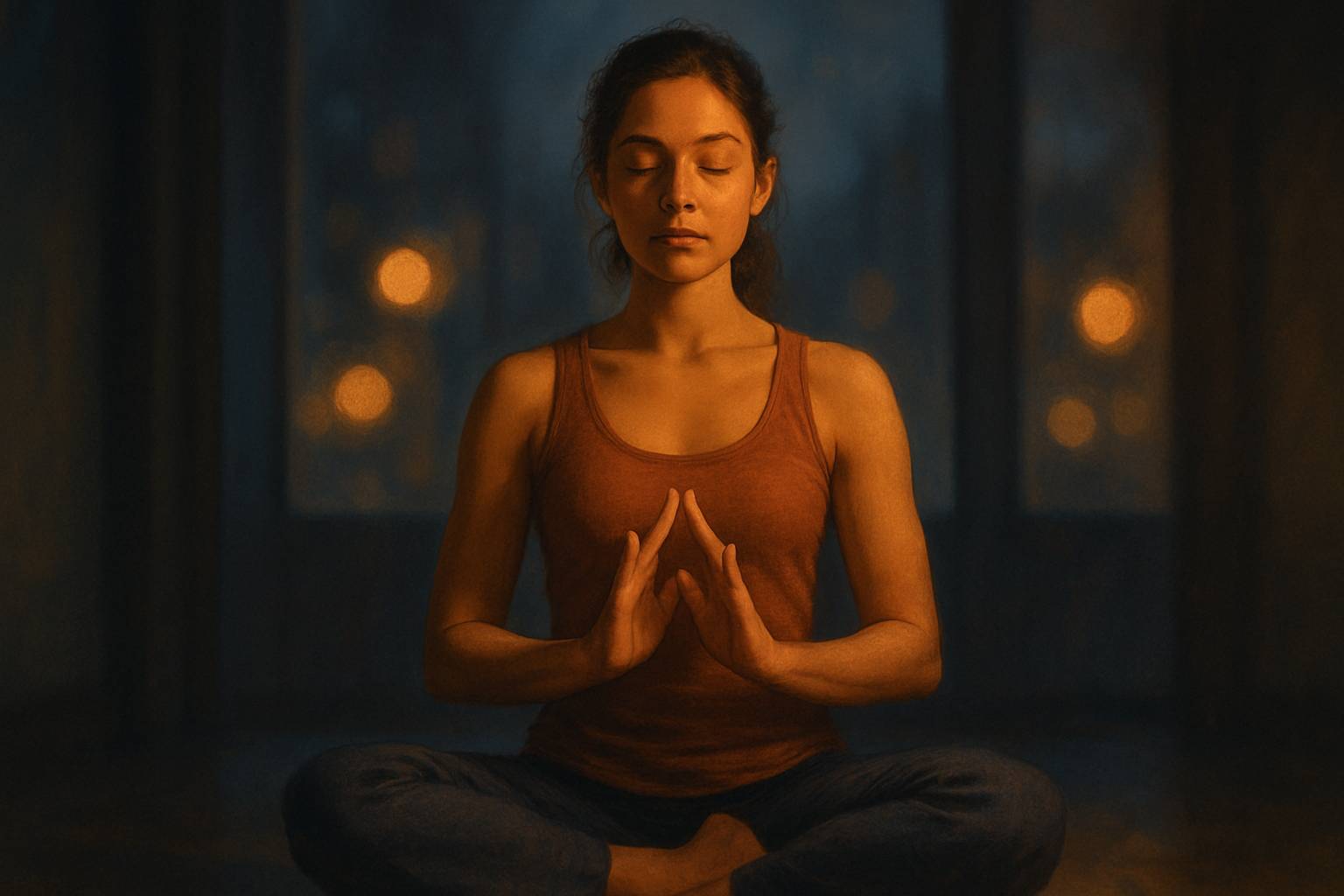Cette posture méditative ouvre la porte de votre subconscient