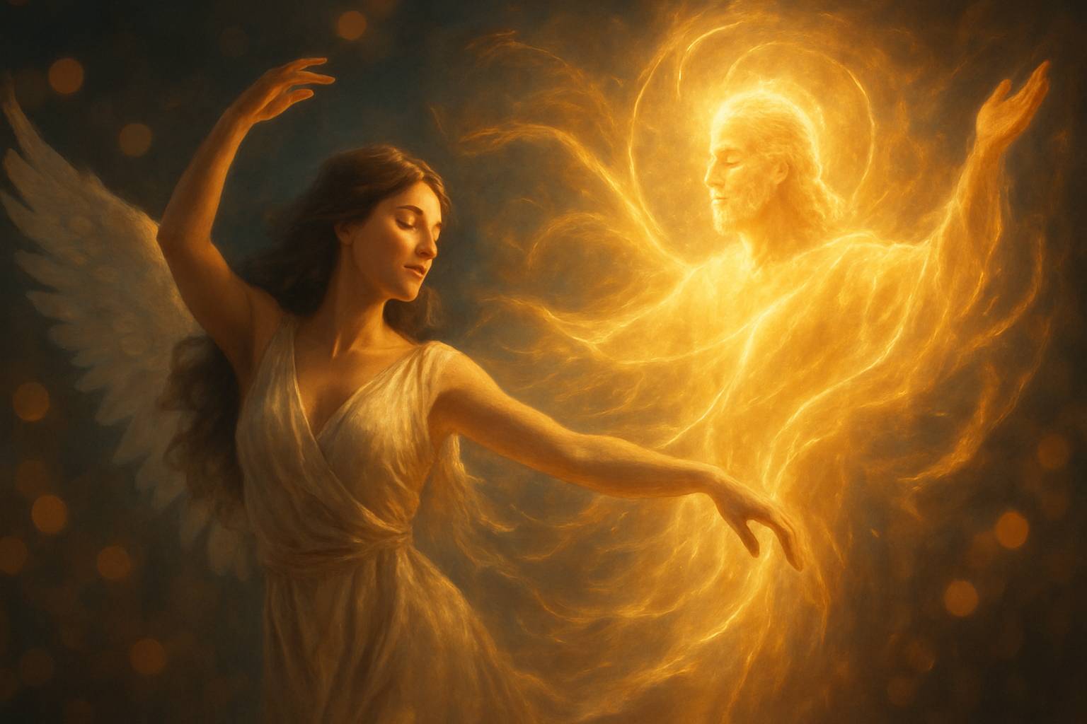 Les maîtres ascensionnés et le souffle divin : une danse d’éveil et de lumière
