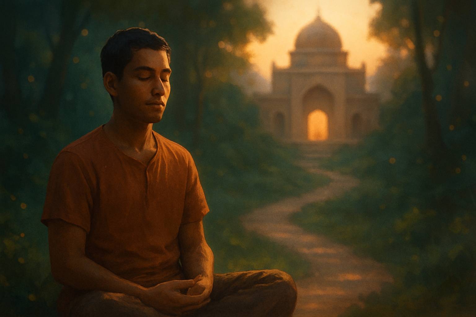 Le voyage intérieur vers le temple sacré : une invitation à la paix profonde
