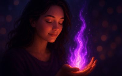 Quand la flamme violette danse : transmutation et guérison de l’Être profond