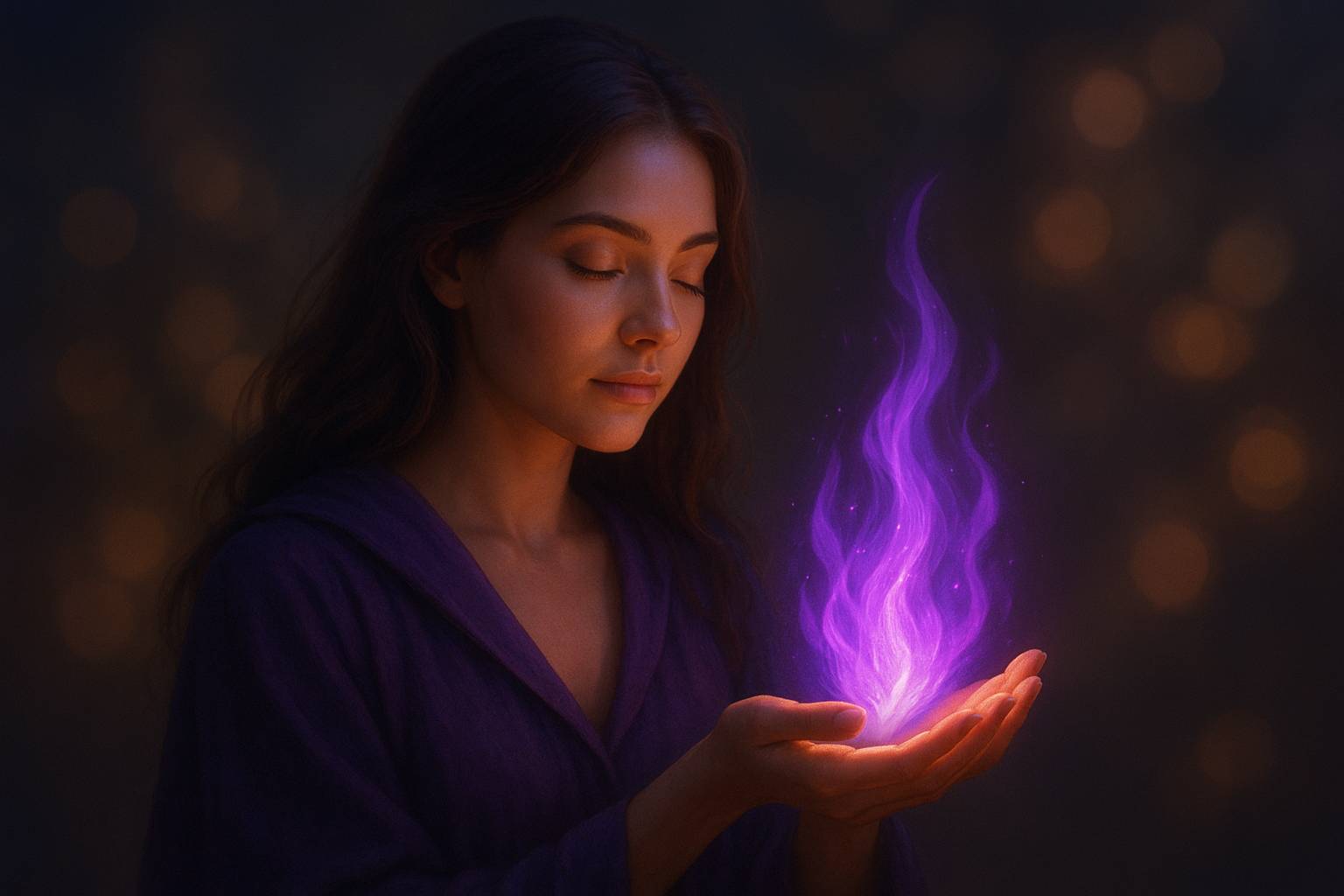 La flamme violette : alchimie sacrée de la transmutation et de la guérison